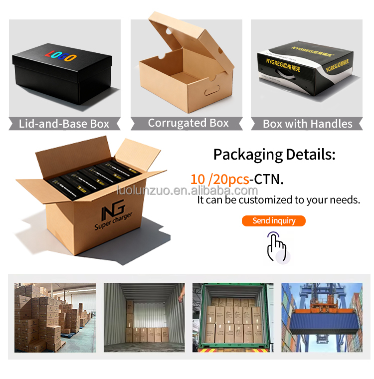Safety shoe packaging options